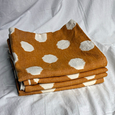 Set of 4 Crate & Barrel Annelus Polka Dot Pillow Covers