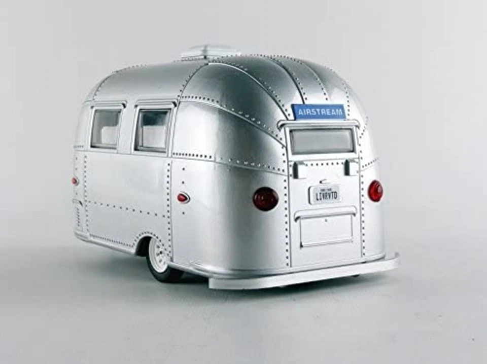 Airstream 16 Bambi Roulotte Caravan 1960 Silver Greenlight 1:24 Nuovo - Immagine 4 di 4