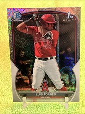 Luis Torres 2023 Bowman Chrome Mega #BCP-155 1st MOJO REFRACTOR - Angels