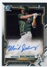 2021 Bowman Chrome Prospect Autograph Auto Rookie Michael Guldberg #MG Athletics