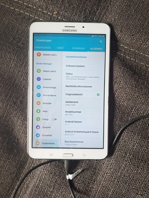 Samsung Galaxy Tab 4 SM-T335 Weiß LTE 16GB Simkarten Fähig Simlock Frei