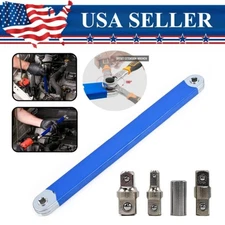 3/8'' Offset Extension Wrench Set Ratchet Spanner Wrench 4 Extender Adapter