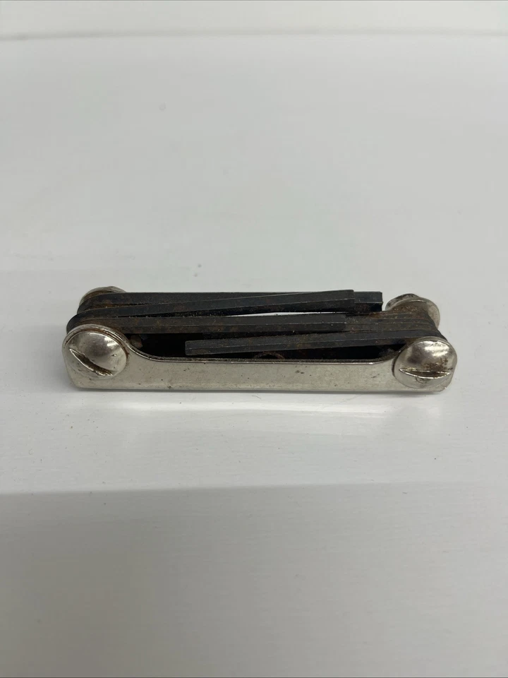 Vintage Eklind Tool No 20912 Hex Key Wrench USA Made (9 hex keys) READ - Image 4 of 4