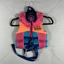 Hyperlite Life Vest Jacket 30-50 lbs Child Size Blue and Pink USCG Approved