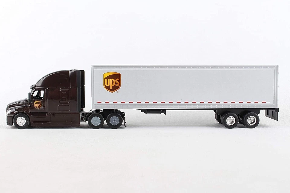 Daron UPS Die Cast Tractor w/ Trailer 1/64 Model RT434 2019 Freightliner GW68061 - Image 4 of 4