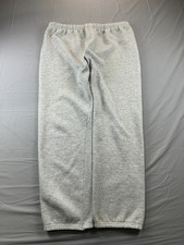 Vintage Champion Sweatpants Large USA Made Gray Loose 90s Active Fleece