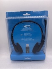 Logitech H370 Headband Headsets - Black 981-000710 Free Shipping