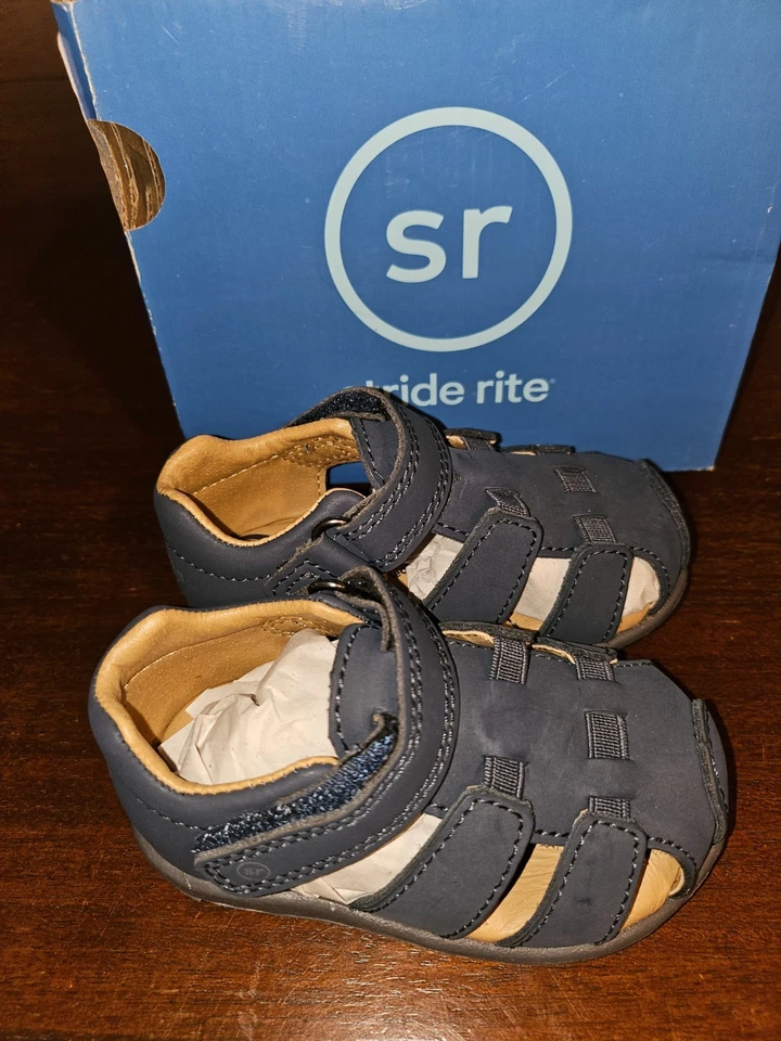 Stride Rite искусства Archie детский рыбак сандалии BBO12102 темно-синий 4 Вт новый в коробке - Изображение 2 из 4