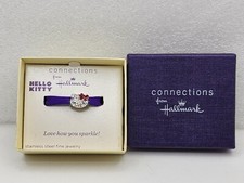 Hello Kitty Stainless Steel Crystal Bead, Hallmark Connections