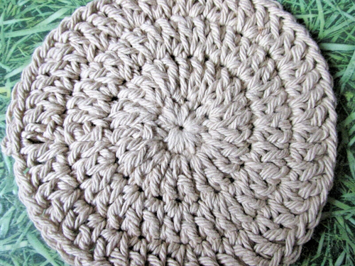 4 Large Jute Crochet Face Scrubbies / Face Cloth / Flannels. 100 % Cotton - 第 4/12 張圖片