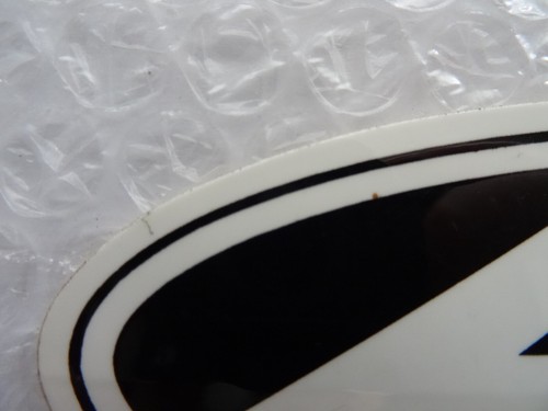 sTICKER ORIGINAL AC RACING OVAL WWW.ACRACING.COM BLACK WHITE VINTAGE NOS neocuri - Picture 2 of 6