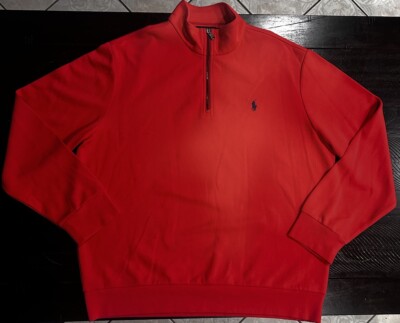 Double Knit Tech Half Zip Polo Ralph Lauren Sz XXL