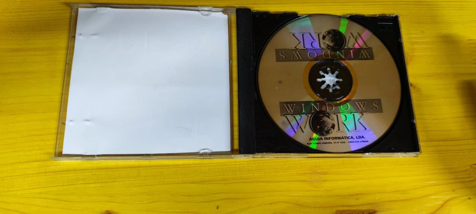 Microsoft Windows work cd vintage da collezione, pc computer old gen - Immagine 3 di 3