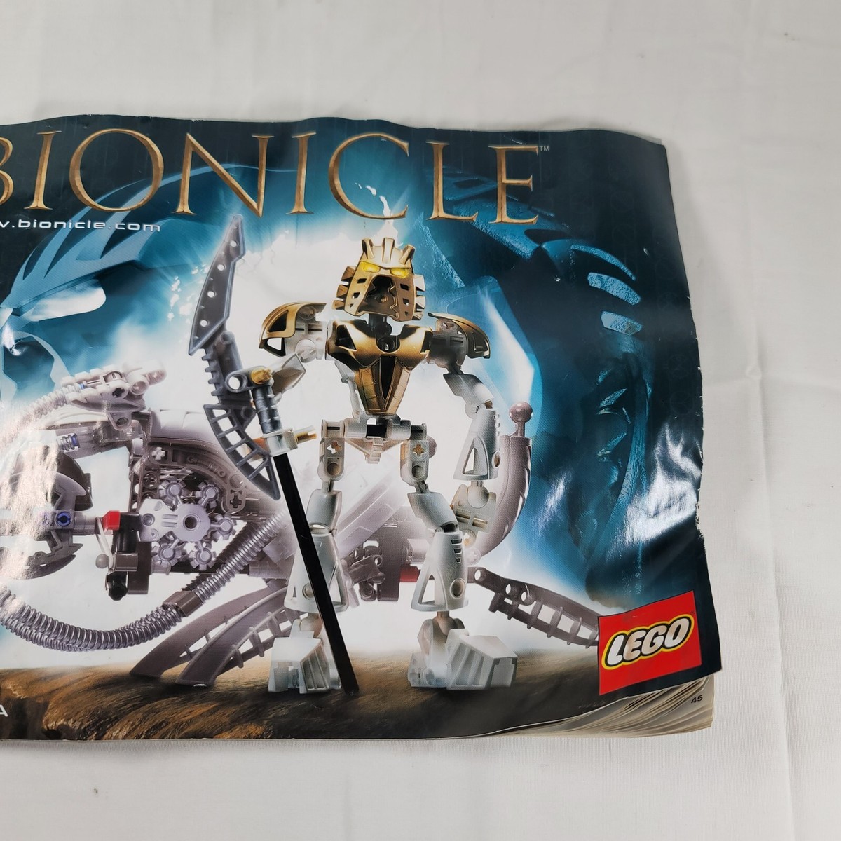 Takanuva #8596 Lego Bionicles Replacement Manual Only | eBay
