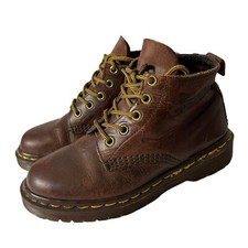 Dr Martens made in england Vintage Lace Up Brown Boots Youth Size US 4