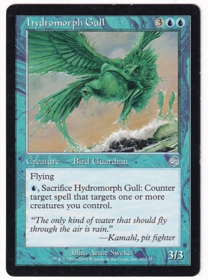 Hydromorph Gull Torment #40 Magic The Gathering 2002 MTG Single