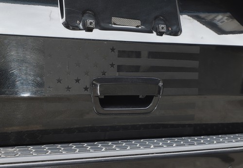 Black Tailgate Handle American Flag Sticker Trim Decal for Dodge Durango 2011+ - Foto 5 di 10