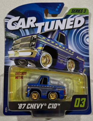 NEW 2025 Car Tuned Walgreens Series 3 Lowrider '87 Chevy C10 Blue
