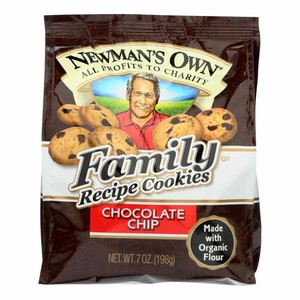Newman's own organics Family recipe chocolate chip cookies (757645021203)