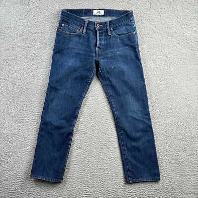 Tellason Stock Jeans Mens 30 (Fits 30x26) Blue Denim Straight Leg Made in  USA - Main Image