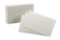 Oxford Blank Index Cards - Plain - 4 X 6 - White Paper - 300 / Pack on sale Oxford Blank Index Cards - Plain - 4 X 6 - White Paper - 300 / Pack on sale