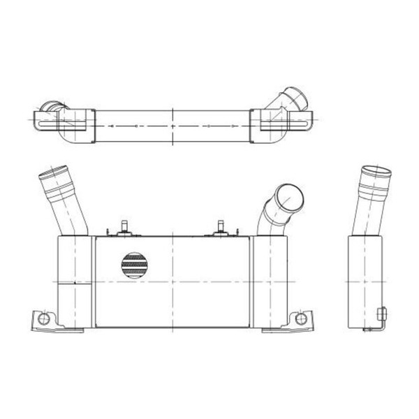 NRF 309098 LadeluftküHler TurboküHler Intercooler LLK KüHler Ladeluft-image