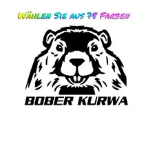 1x Bober Kurwa Auto Aufkleber Tuning Bieber Fun 80 Farben Sticker  bis 15cm