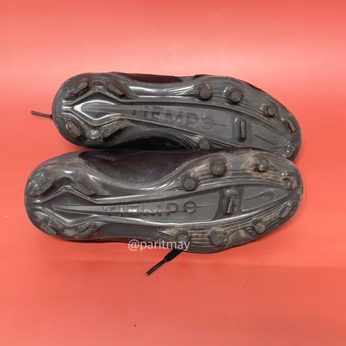 Nike Tiempo Legend 9 Club FG/MG Soccer Cleat Bk/Anthracite/Metallic Silver 2.5Y - Picture 4 of 5