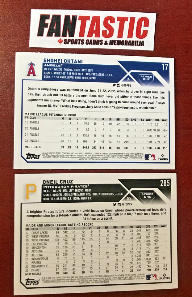 2023 Topps Baseball Series 1,2 & Update RAINBOW FOIL Parallel Card YOU PICK - Image 2 of 4