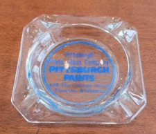 Vintage Pittsburgh Plate Glass Company Paints Ashtray Florence, Alabama