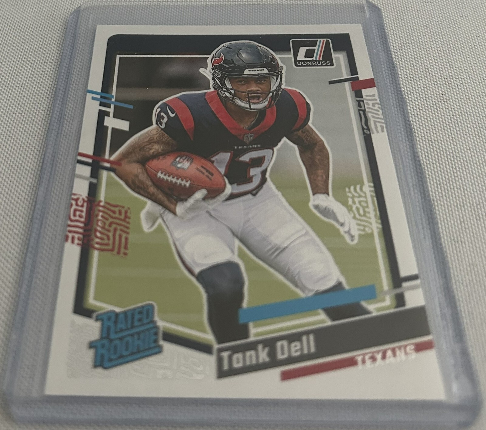2023 Donruss Football Tank Dell Houston Texans Rated Rookie #341