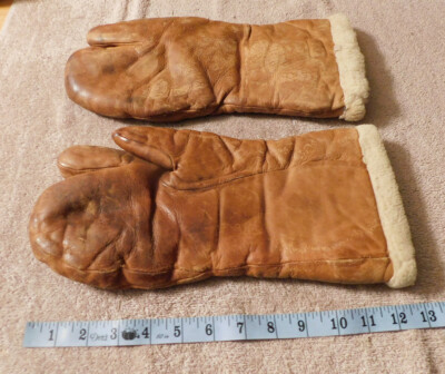 #ad #ad A 9 A WW2 airplane gunners gloves Army Air Force Ken Wel Sporting goods A 9A $174.78