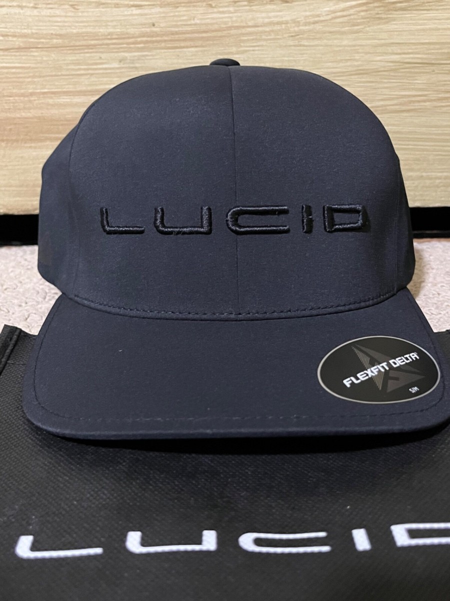 NEW LUCID Air MOTORS Flexfit Hat Size S/M Small Medium BLACK  display picture 3