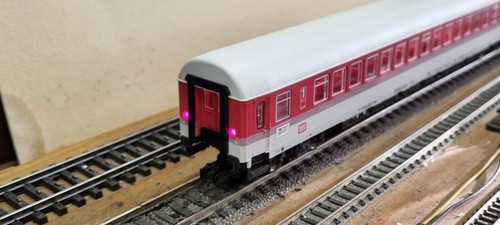 Fleischmann H0 IC-Großraumwagen Apmz121 1.Kl. der DBAG + Licht - 26,4cm /TOP - Bild 3 von 7