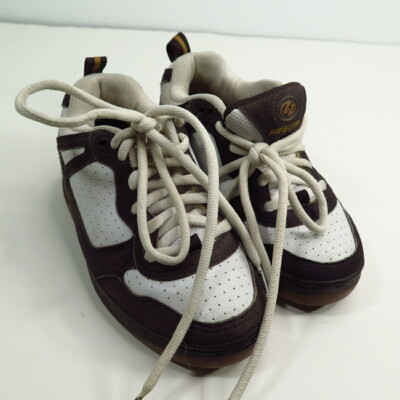 Heelys Youth Brown White Skate Shoes Sneakers 7131 Size NO WHEELS