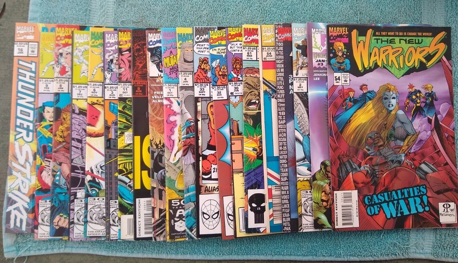 Lot 20 1990-1999 Marvel Comics Mixed Titles- Punisher, Alf, X-Men, Sable & More