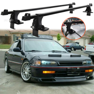 For Honda Accord 2000-21 54'' Roof Top Rack Cross Bar Luggage Cargo Carrier Black