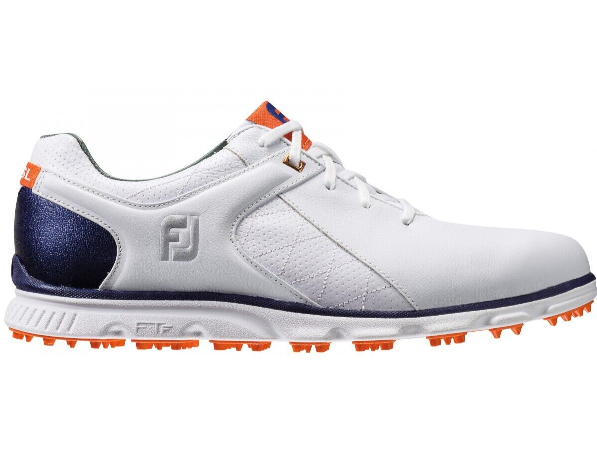 FootJoy ゴルフシューズ ホワイト系 NEW! FootJoy [8] Medium FJ Men's PRO/SL Spikeless Golf Shoes 53533