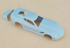 ABS-LIKE 3D RESIN PRINTED 1/25 C7 CORVETTE PRO MOD DRAG BODY