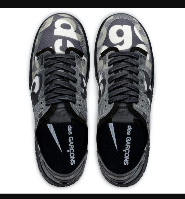 Nike Dunk Low Comme des Garcons Print Black Shoes CZ2675-001 Nike Dunk Low Comme des Garcons Print Black Shoes CZ2675-001