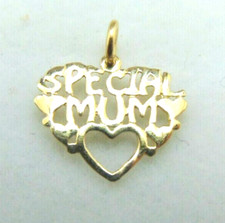 9ct Gold Special Mum Pendant  9CH277/D0585