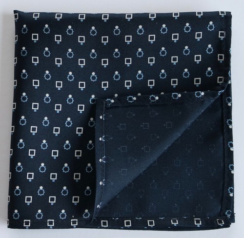 Hand printed Silk pocket square Handkerchiefs 30cm. Assorted colours & patterns - Picture 91 of 194