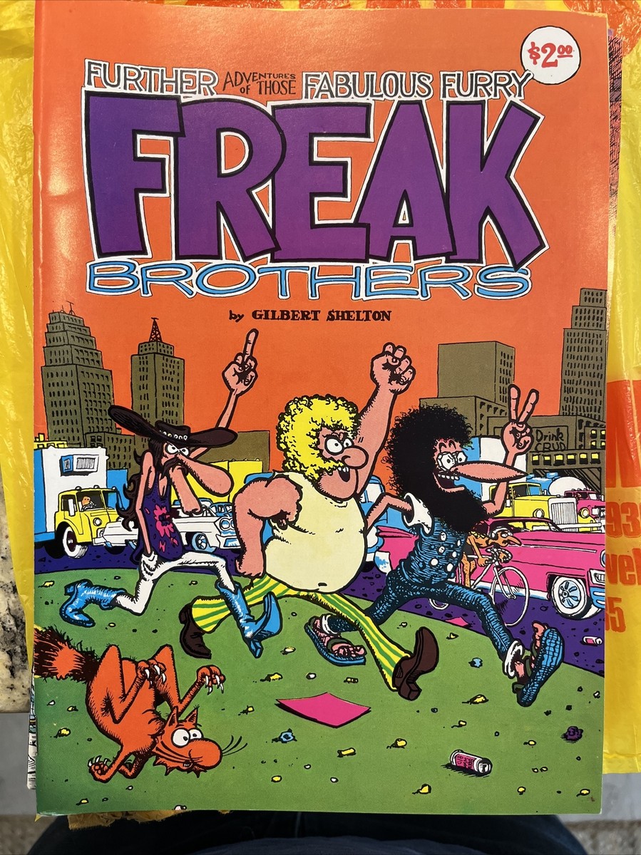 1980年/FREAK‐BROTHERS/コミック＆ポストカード×2枚。 Rip Off Press FABULOUS FURRY FREAK BROTHERS #2 1980 $2.00 | eBay