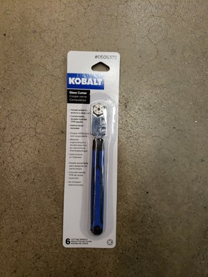 Kobalt Glass Cutter with 6 Cutting Wheels 5.25 Inches Long # 0505372