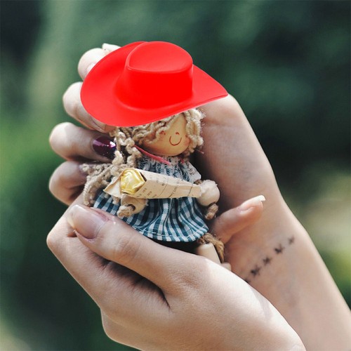 20 Pcs Mini Cowboy Hat Toys Doll House Miniature Hats for Crafts - 第 3/12 張圖片