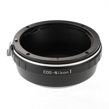For Canon EOS EF EF-S Mount Lens to Nikon 1 J3 J4 J5 Camera Body Adapter Ring