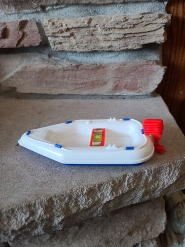 Vintage Tim Mee Toys Boat 3100 Blue Plastic  - Picture 1 of 9