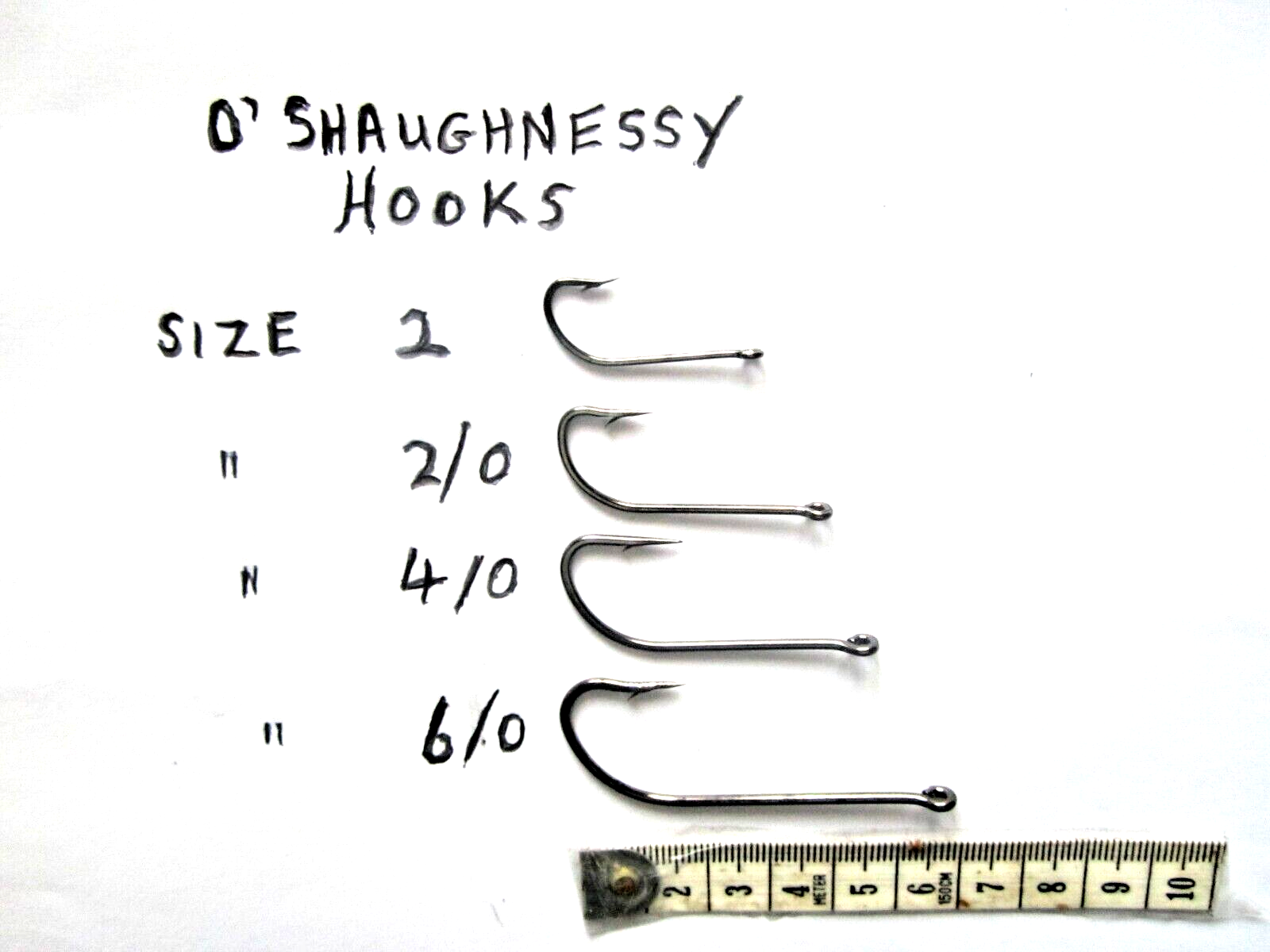 O'Shaughnessy Fishing Hooks sizes 2 2/0 4/0 6/0 eBay