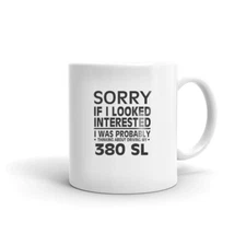 Thinking About Driving My 380 SL Coffee Tea Ceramic Mug Office Work Cup 