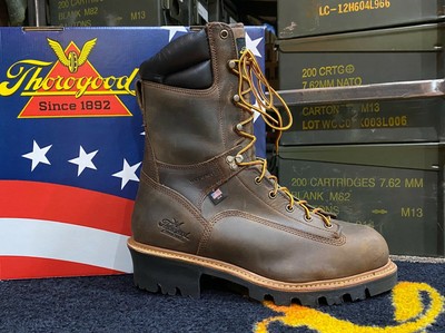 thorogood logger boots